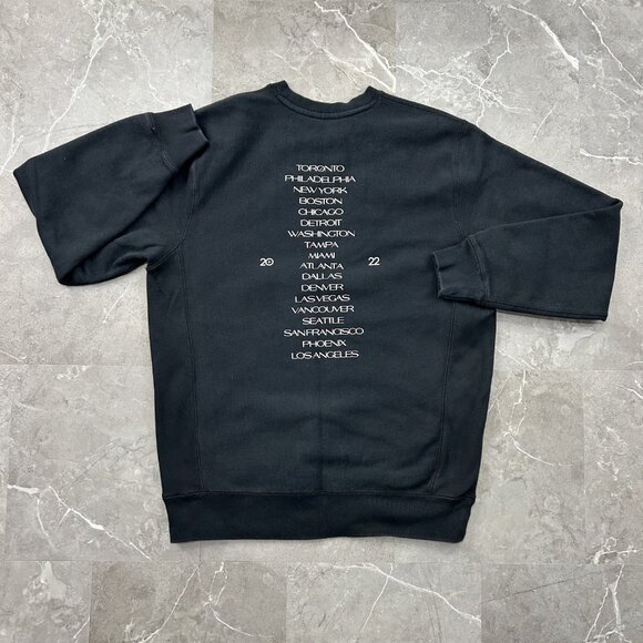 The Weeknd XO After Hours Til Dawn Sweatshirt Mens Medium Tour 2022 Crewneck - Picture 2 of 8